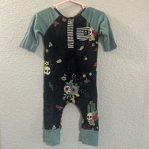 Rags romper- 12-18 MO.